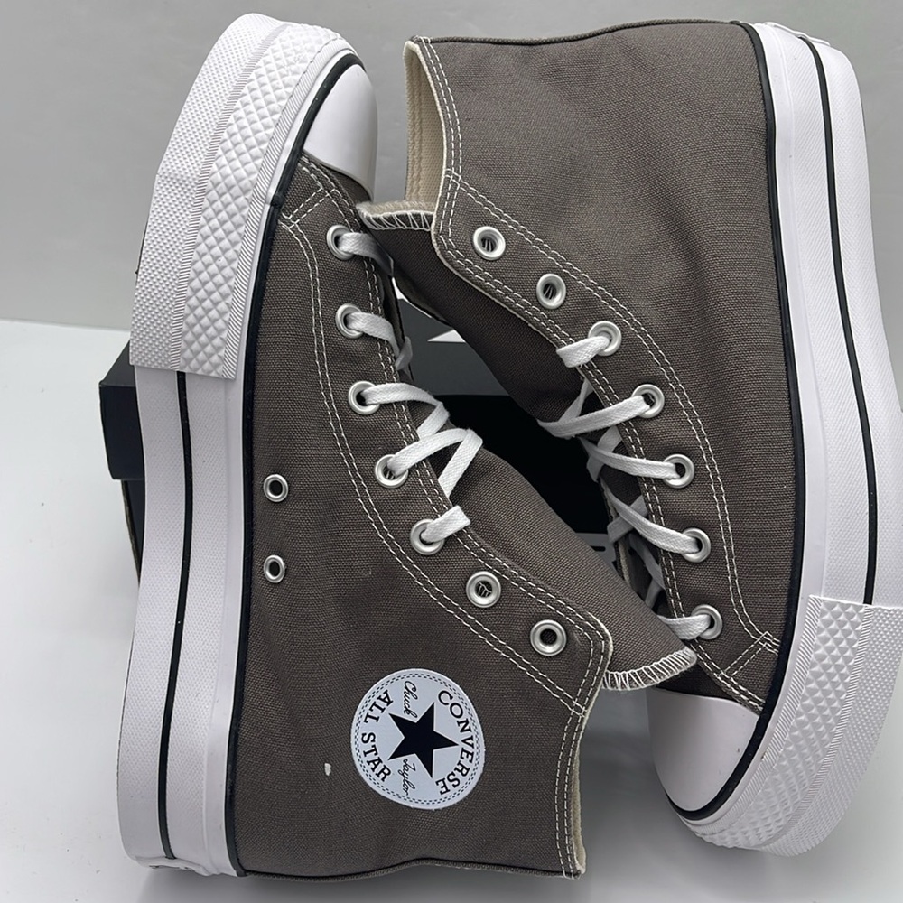 Converse WMNS High-Top Platform Sneakers A09221F CTAS LIFT HI
CHARCOAL/WHITE - Picture 11 of 16